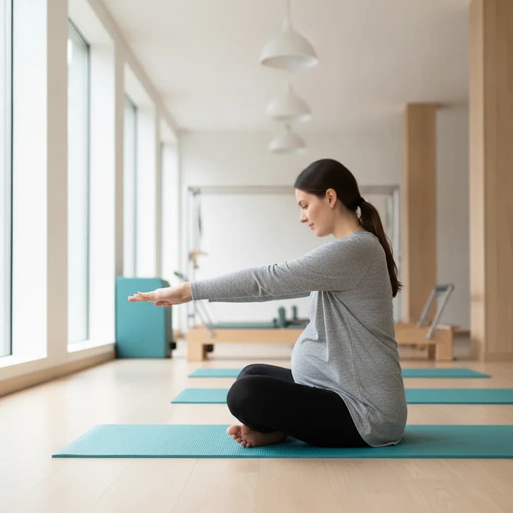 Hamilelikte hafif pilates esnemesi